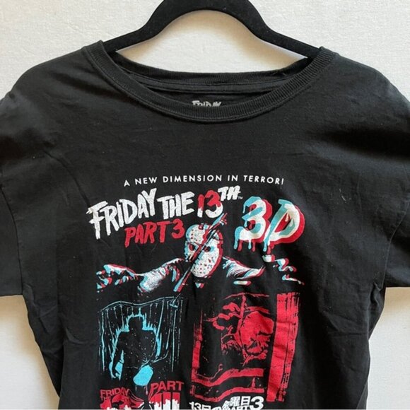 Friday the 13th graphic t shirt Sz L - Picture 4 of 7